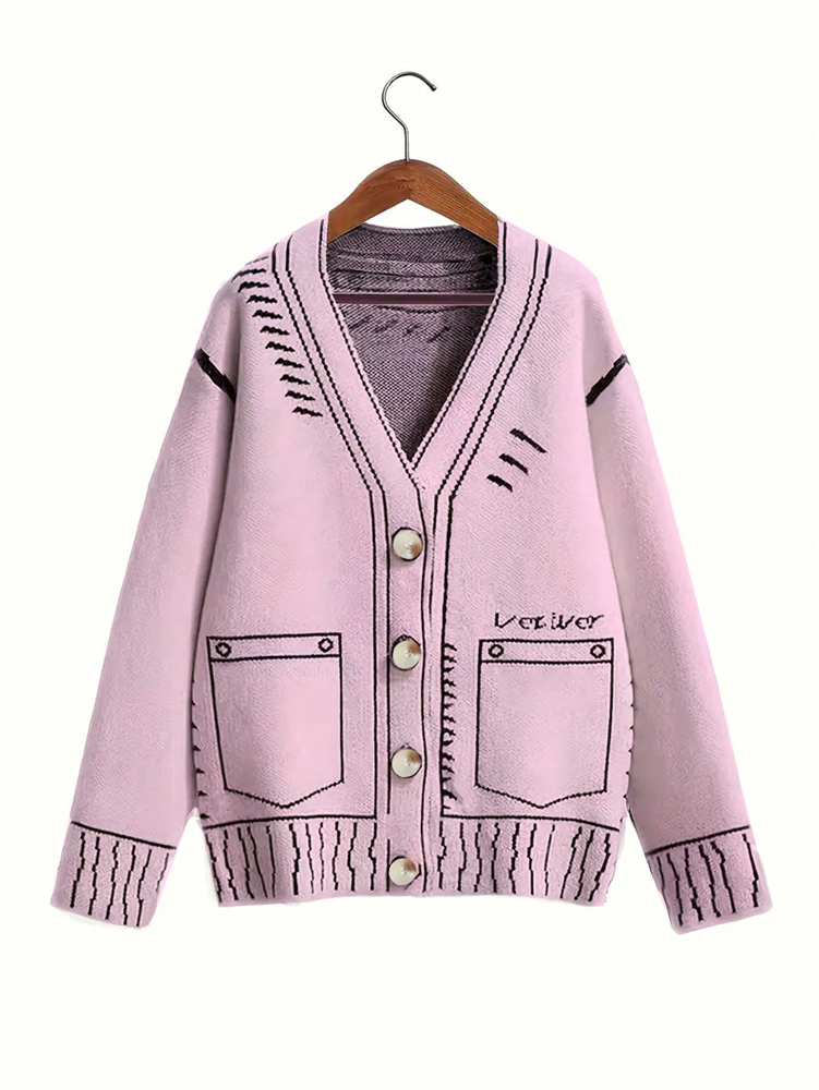 Winter Clothing Online - plus Size Women's Button-Up Cardigan Autumn