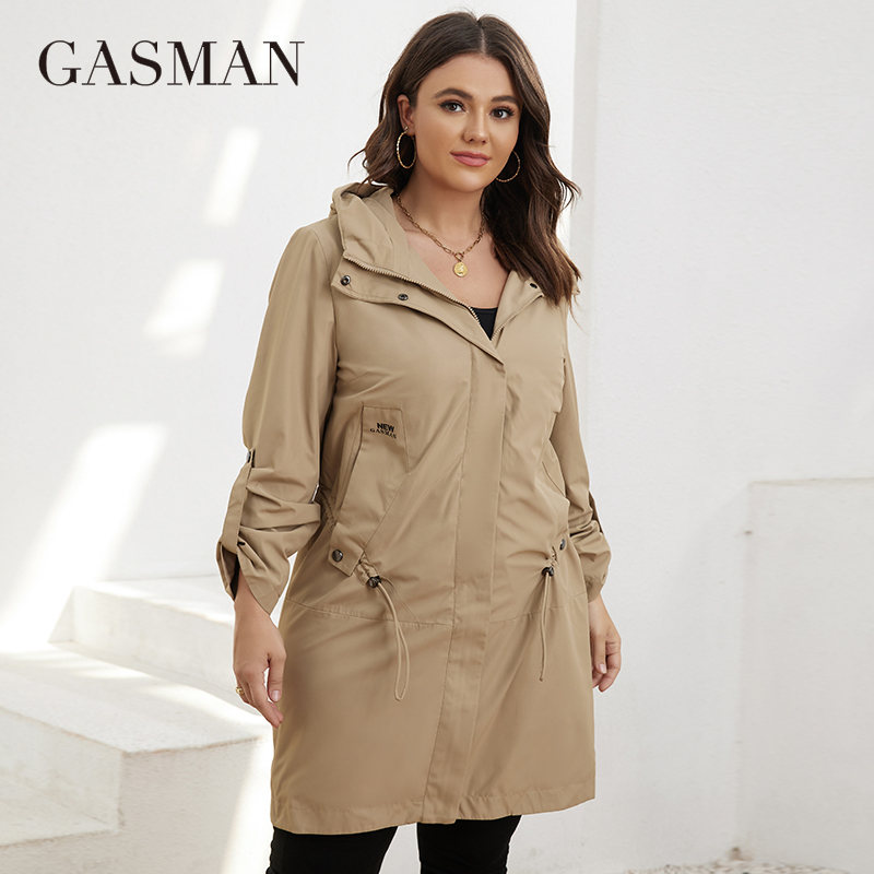 Winter Clothing Women Sale - GASMAN Autumn Trench Coat Plus Size