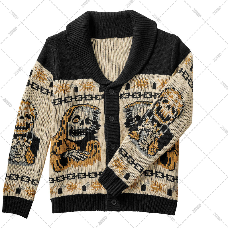 Fall/Winter Y2K Portrait Print - Winter Clothing Uae 评论和价格