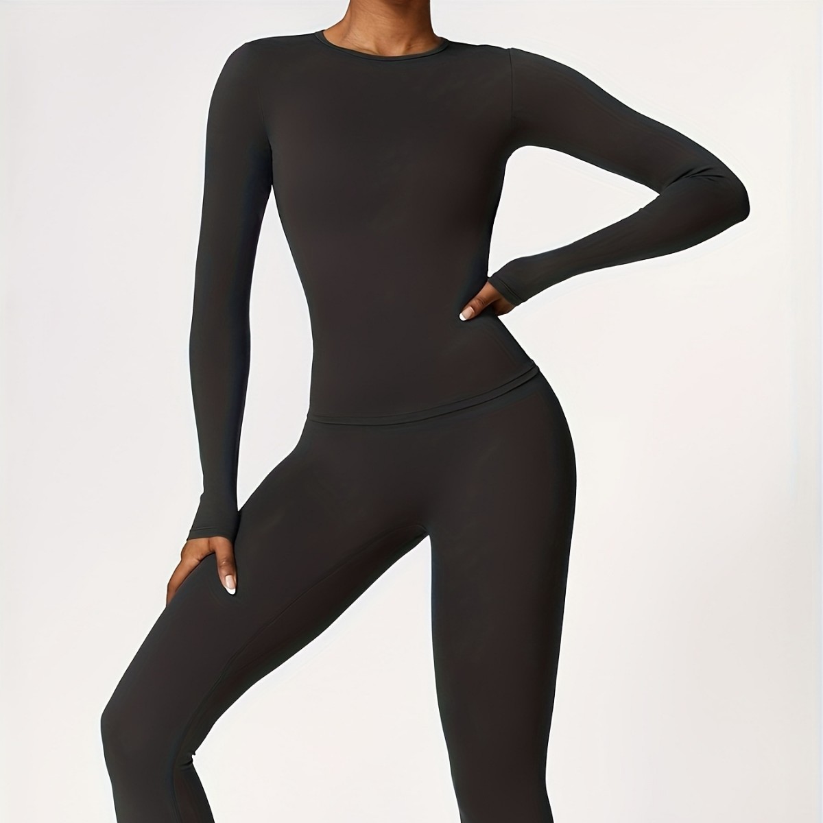 Tight-fitting yoga suit slim l - Winter Clothing For Women 评论和价格