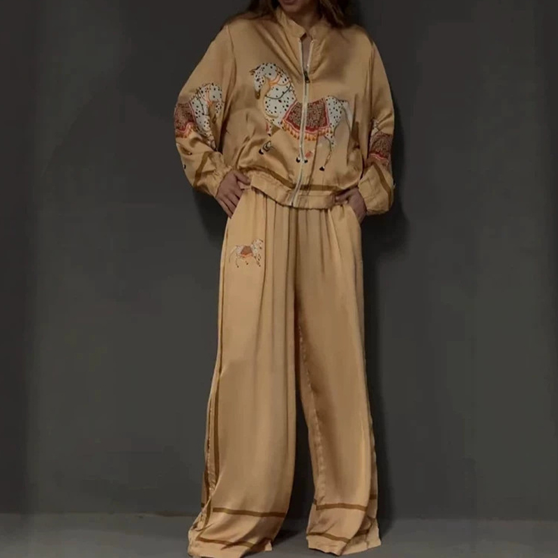 Vintage Animal Printed Long Sl - Winter Clothing Women Sale 评论和价格