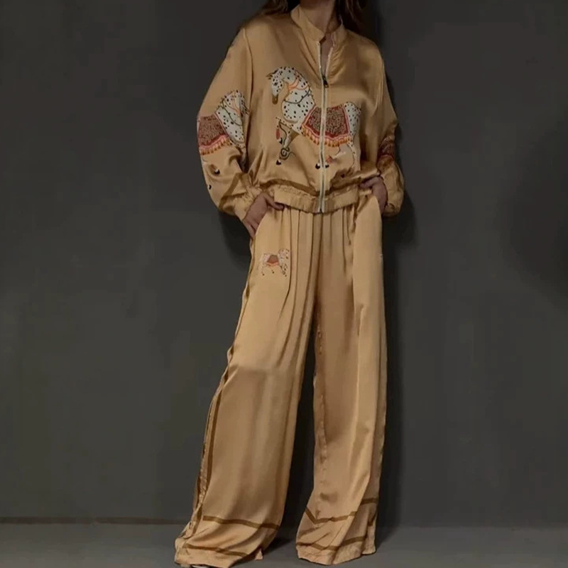 Vintage Animal Printed Long Sl - Winter Clothing Women Sale 评论和价格