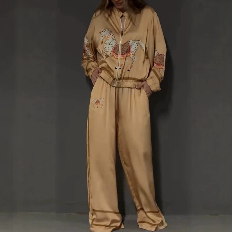 Vintage Animal Printed Long Sl - Winter Clothing Women Sale 评论和价格
