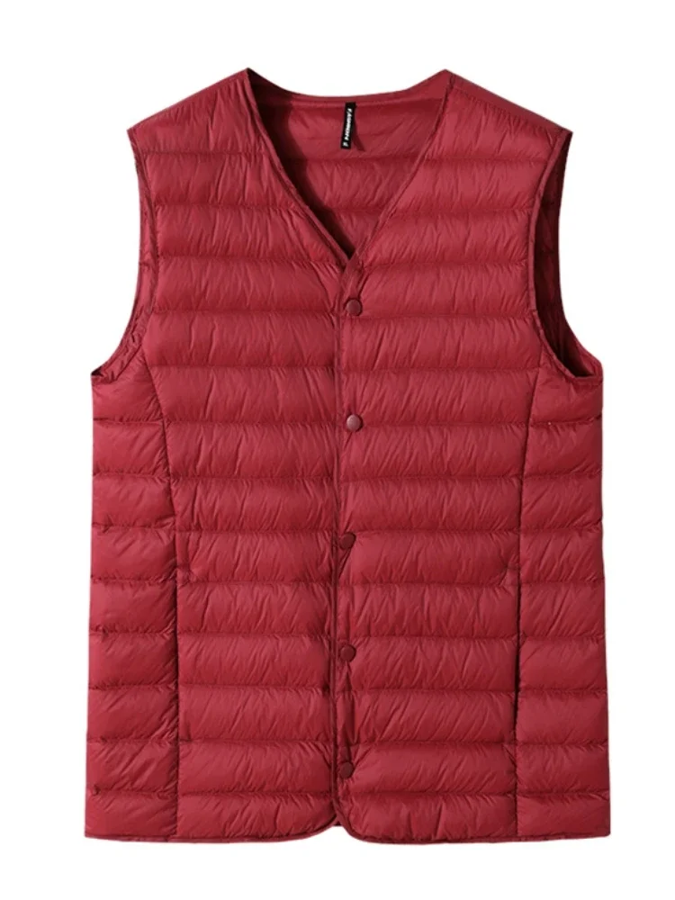 2023 New Winter V-Neck Men's V - Padded Vest Gilet 评论和价格