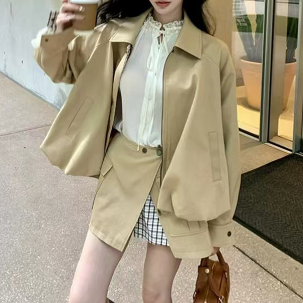 TWOTWINSTYLE Khakl Spliced Poc - Winter Clothing Online 评论和价格