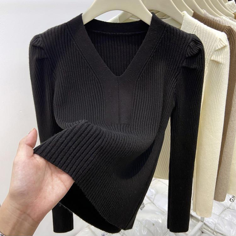 Elegant V Neck Winter Basics S - Winter Clothing Factory Outlet 评论和价格