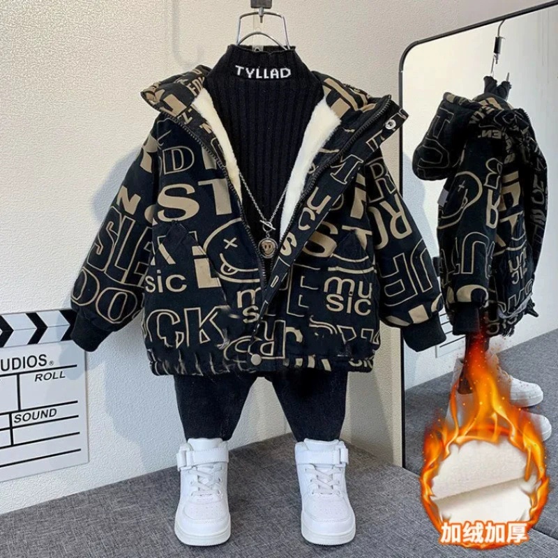 Boys Coat Jacket Overcoat Cott - Winter Clothing Drawing For Kids 评论和价格