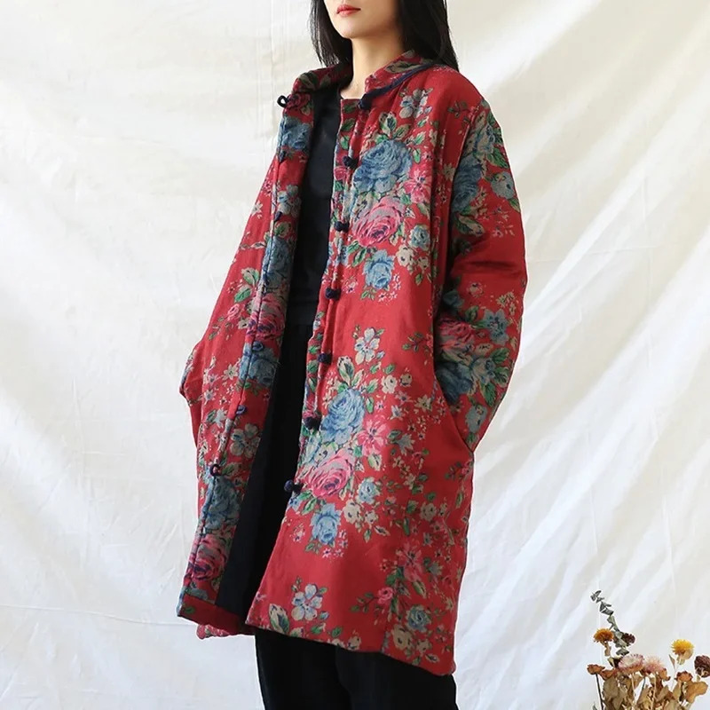 Chinese Style Clothing Warm Co - Winter Clothing For Women 评论和价格