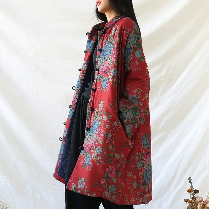 Chinese Style Clothing Warm Co - Winter Clothing For Women 评论和价格