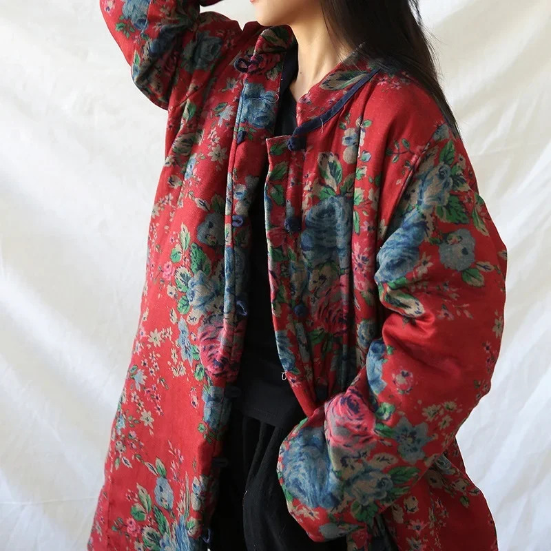 Chinese Style Clothing Warm Co - Winter Clothing For Women 评论和价格