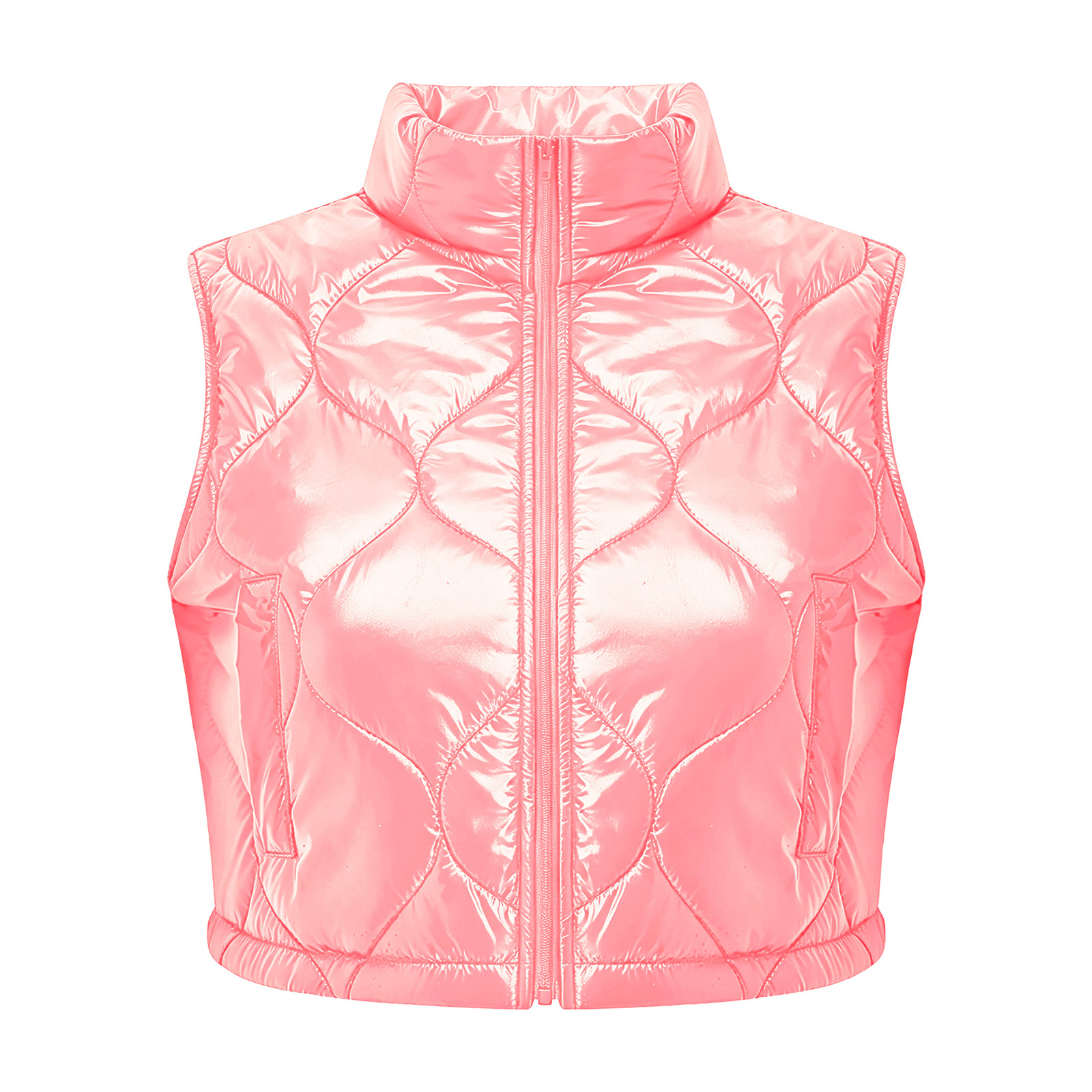 Women Short Coats Vest Sleevel - Padded Vest Gilet 评论和价格