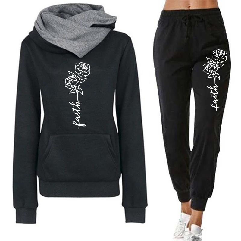 Casual Women's Hoodie Tracksui - Winter Clothing Factory Outlet 评论和价格