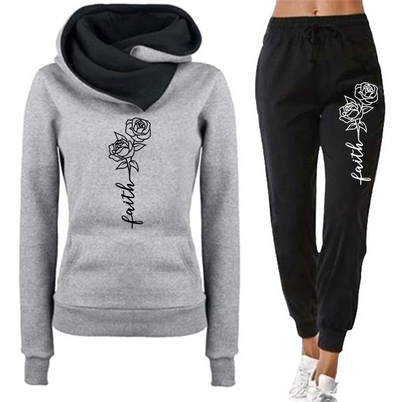 Casual Women's Hoodie Tracksui - Winter Clothing Factory Outlet 评论和价格