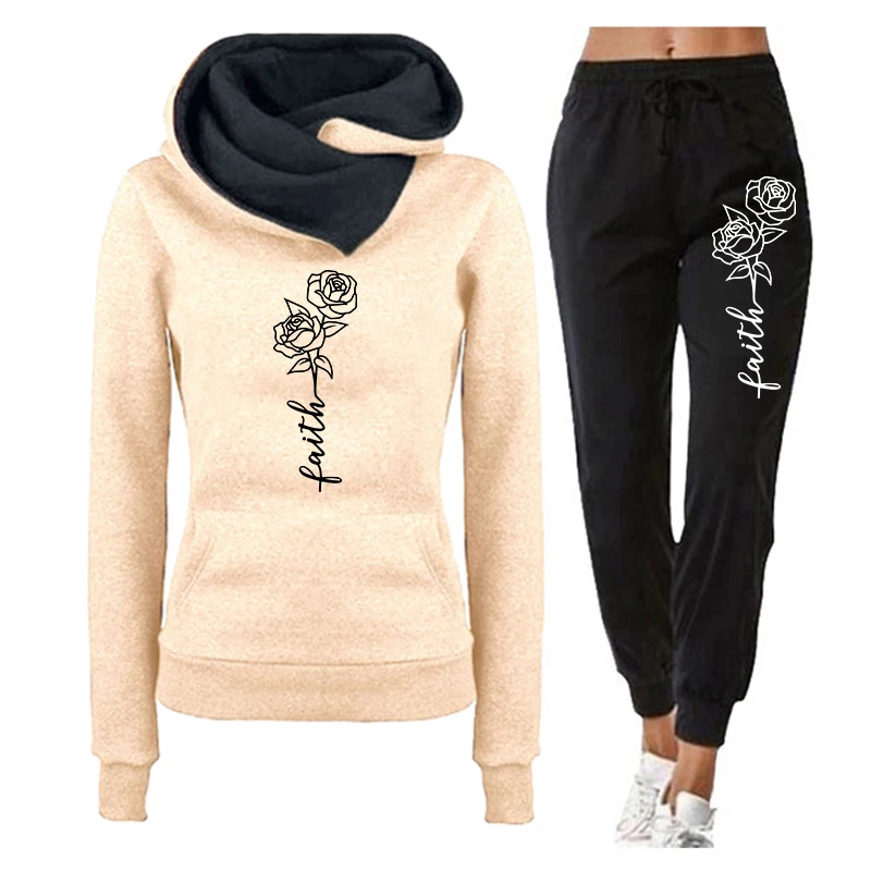 Casual Women's Hoodie Tracksui - Winter Clothing Factory Outlet 评论和价格