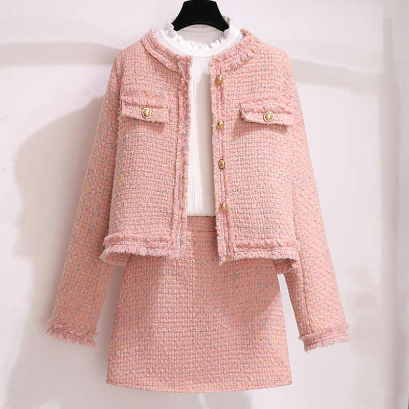 Women Elegant Tweed Fragrant W - Jack Winter Clothing 评论和价格