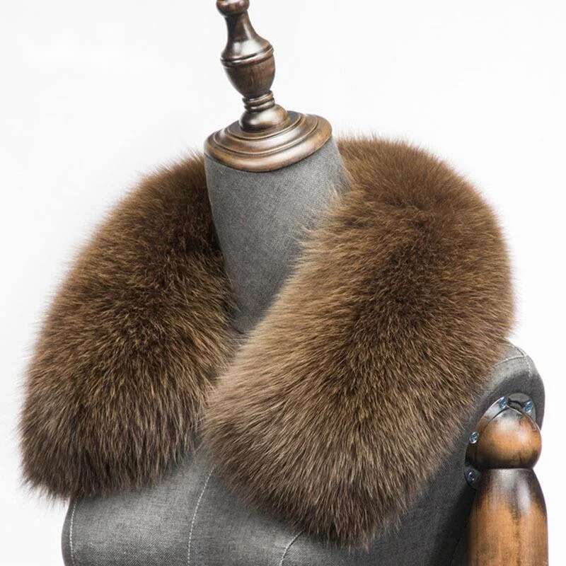 Winter Natural Fox Fur Scarf S - Winter Clothing Uae 评论和价格