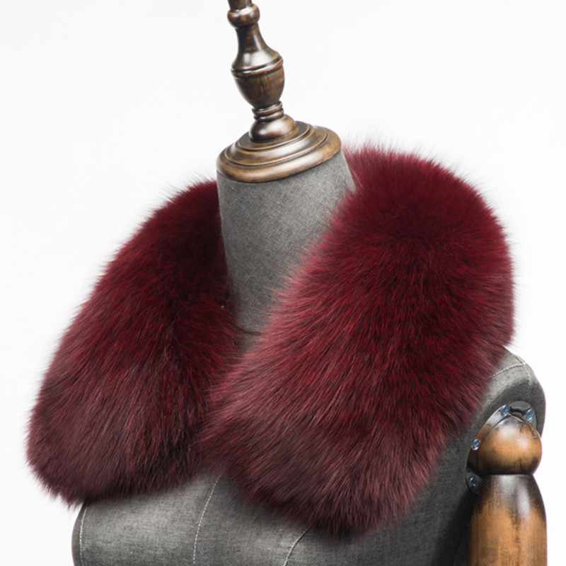 Winter Natural Fox Fur Scarf S - Winter Clothing Uae 评论和价格