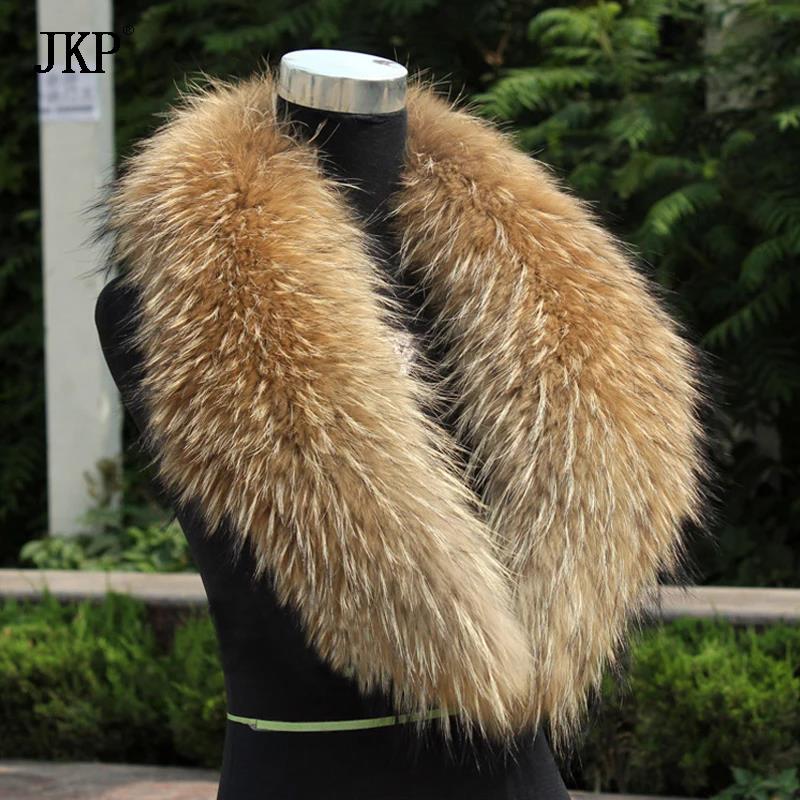 Natural Fur Collar Real raccoo - Winter Clothing Online 评论和价格