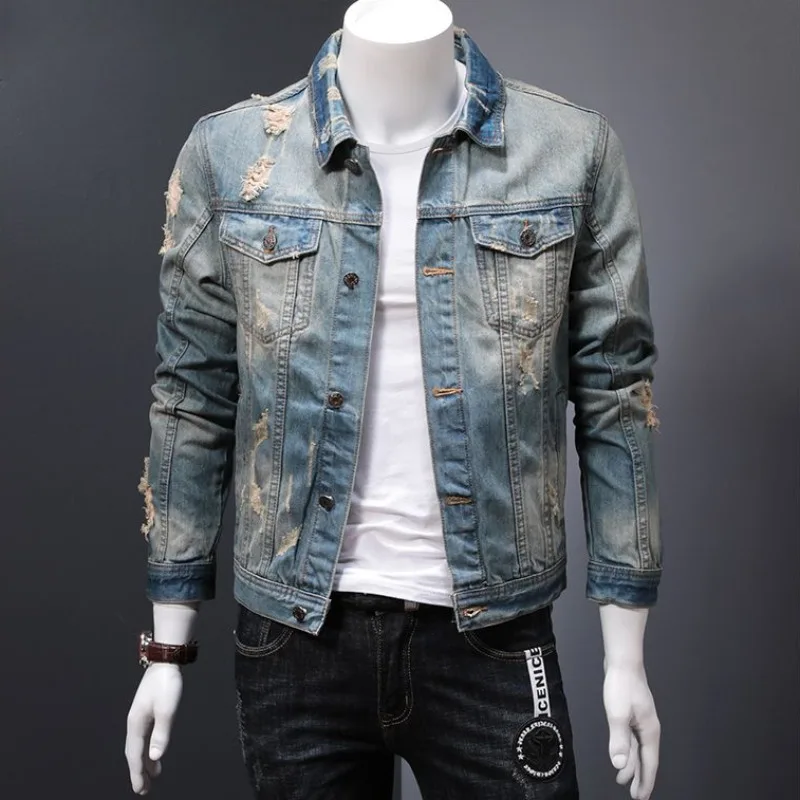 Padded Denim Jackets Man Warm  - Winter Clothing Uae 评论和价格