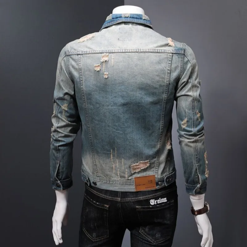 Padded Denim Jackets Man Warm  - Winter Clothing Uae 评论和价格