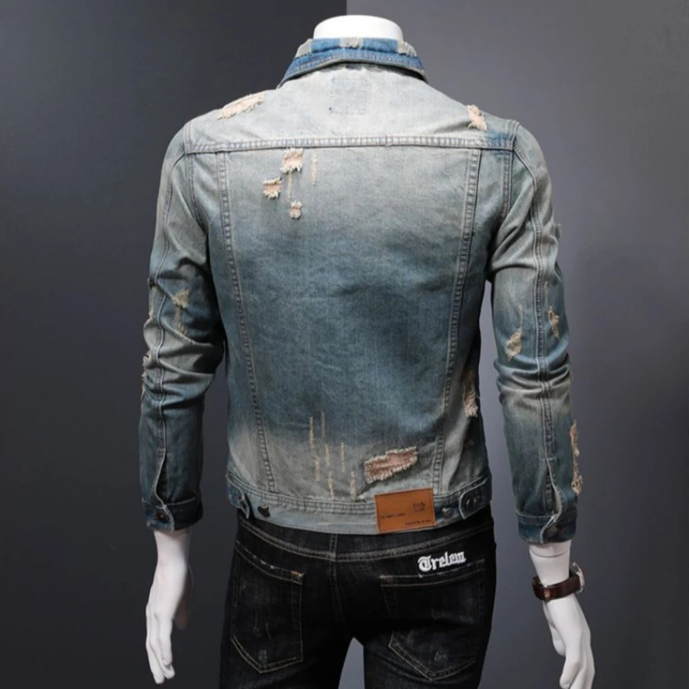 Padded Denim Jackets Man Warm  - Winter Clothing Uae 评论和价格