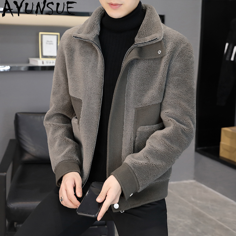 AYUNSUE Winter 100% Wool Coats - Winter Clothing Korean 评论和价格