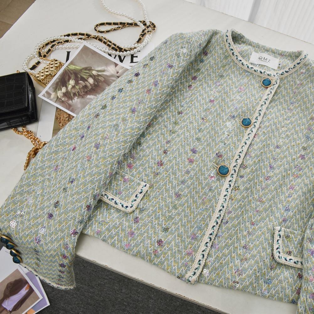 Women Elegant Tweed Luxury Sui - Jack Winter Clothing 评论和价格