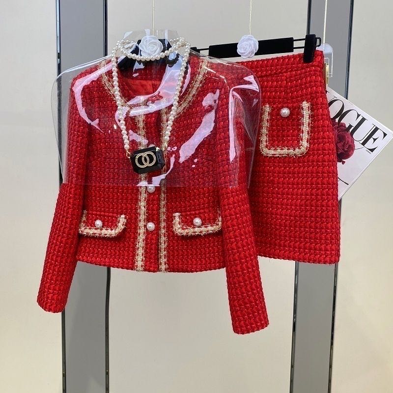 Women Elegant Vintage Tweed Fr - Jack Winter Clothing 评论和价格