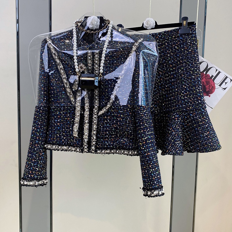 Women Elegant Vintage Tweed Fr - Jack Winter Clothing 评论和价格