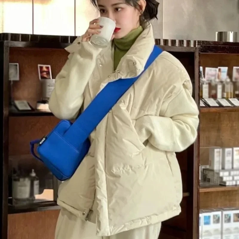 Solid Color Zipper Women's Ves - Padded Vest Gilet 评论和价格