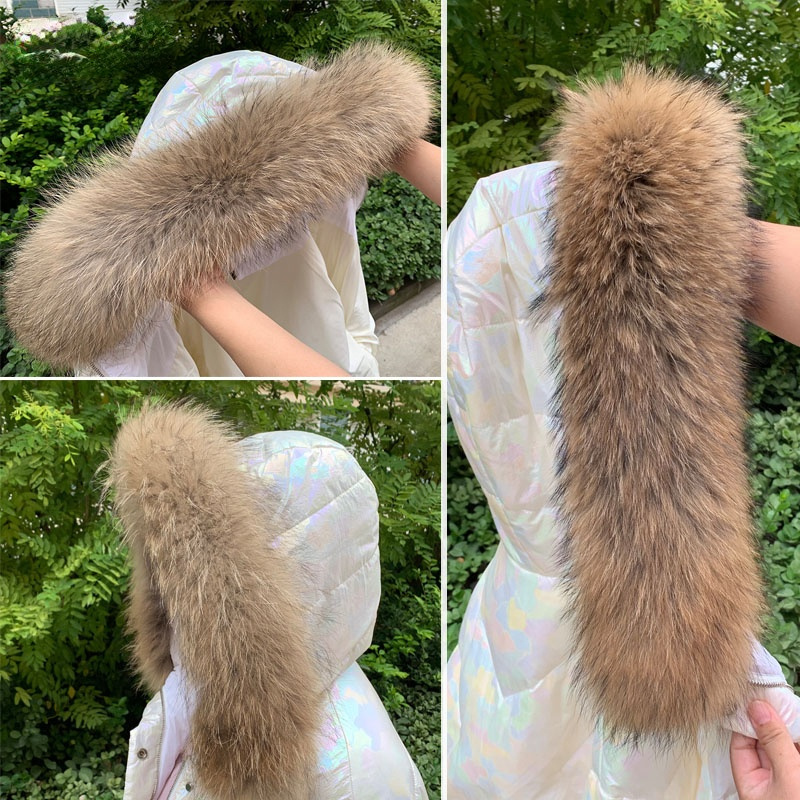 Real Fur Collar for Coat Parka - Winter Clothing Online 评论和价格