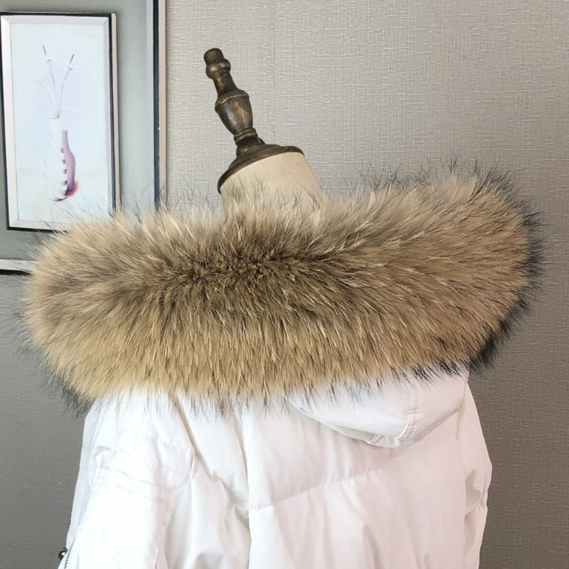 Real Fur Collar for Coat Parka - Winter Clothing Online 评论和价格