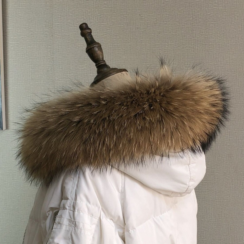 Real Fur Collar for Coat Parka - Winter Clothing Online 评论和价格