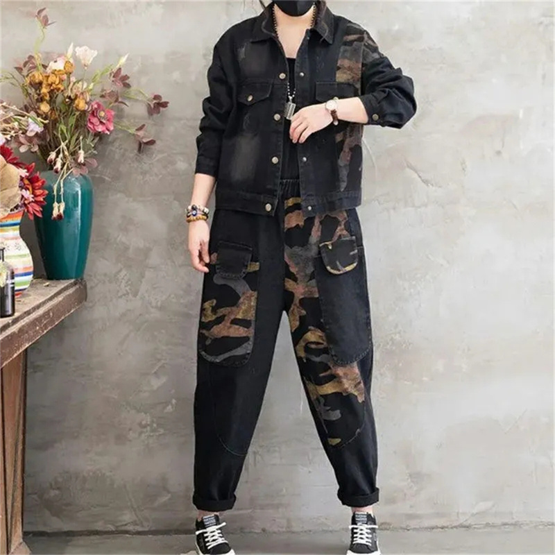 2025 Autumn Denim jacket Suits - Winter Clothing Women Sale 评论和价格