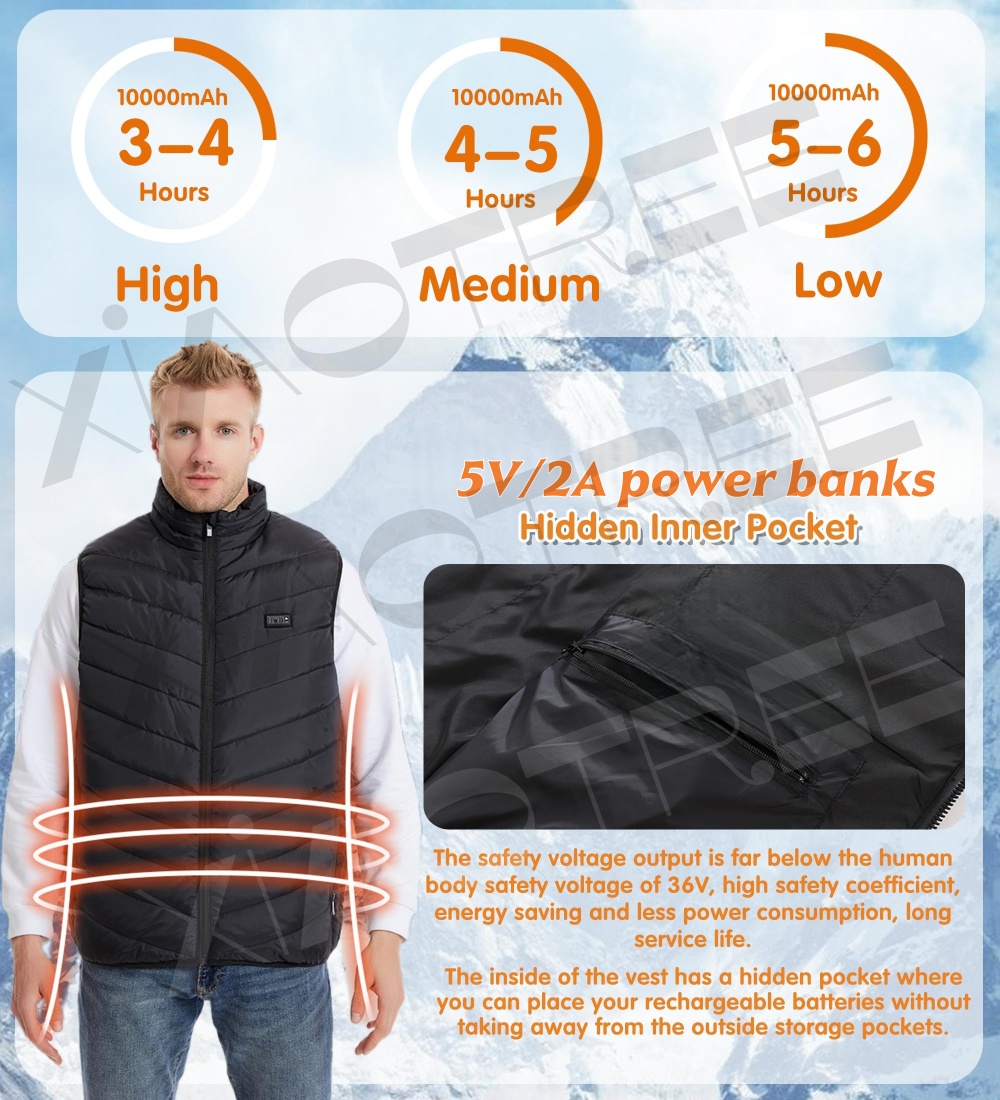28/9 Areas Heated Vest Men Jac - Winter Clothing Uae 评论和价格