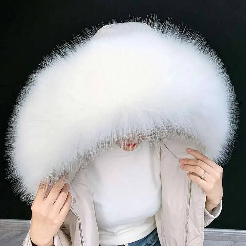 Detachable Faux Fur Collar Ext - Winter Clothing Online 评论和价格
