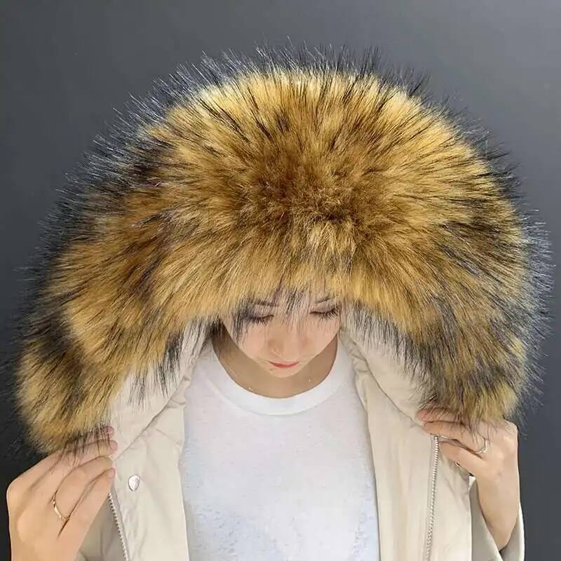 Detachable Faux Fur Collar Ext - Winter Clothing Online 评论和价格
