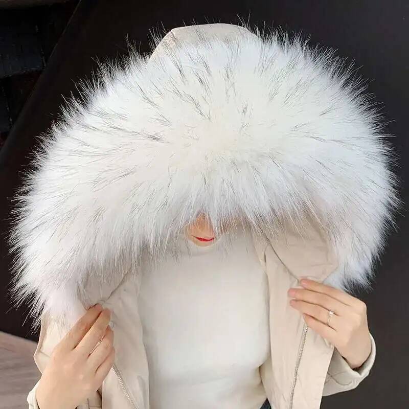 Detachable Faux Fur Collar Ext - Winter Clothing Online 评论和价格