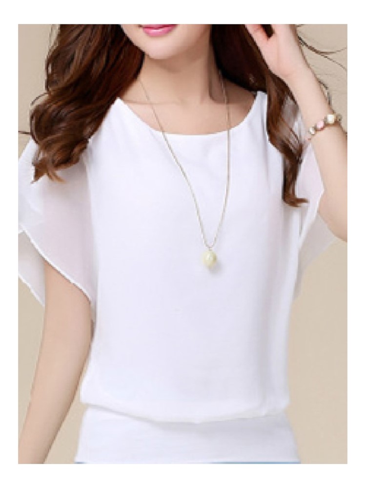 New Summer O Neck Short Sleeve - Winter Clothing Factory Outlet 评论和价格