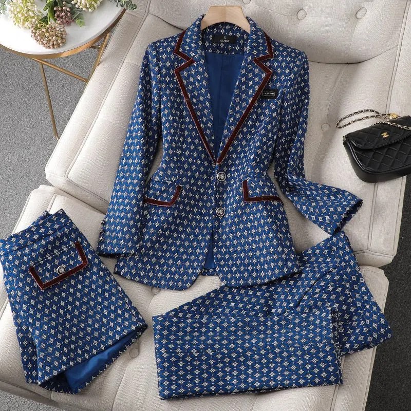 Women Elegant Office Pant Suit - Jack Winter Clothing 评论和价格