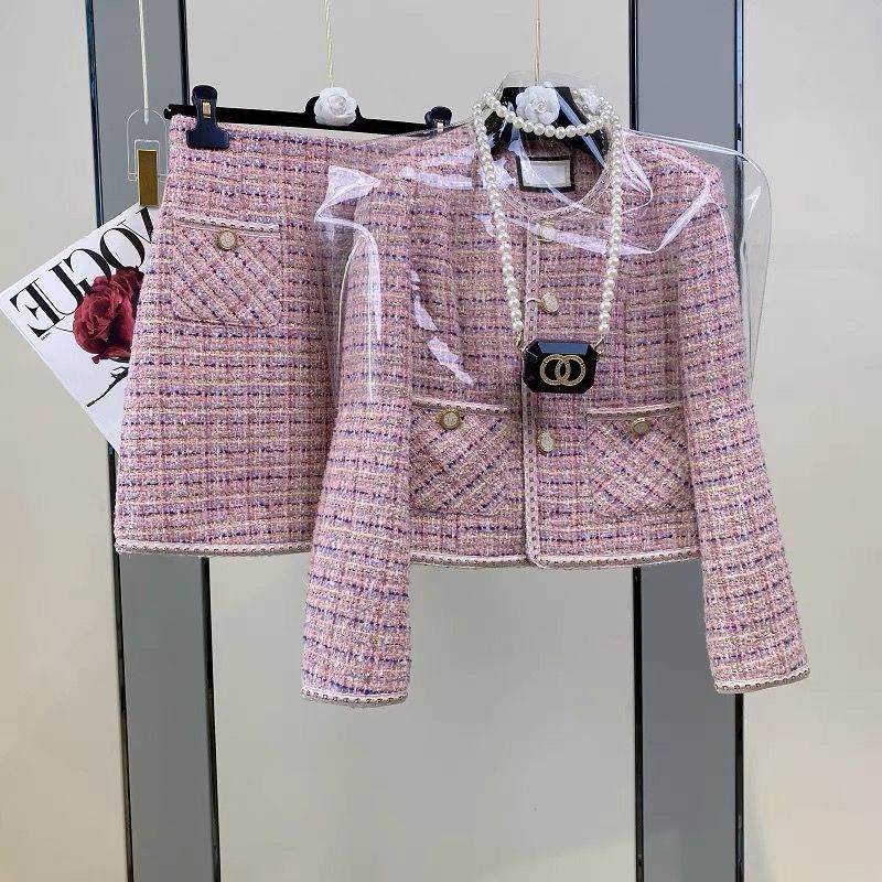 Women Elegant Vintage Tweed Fr - Jack Winter Clothing 评论和价格
