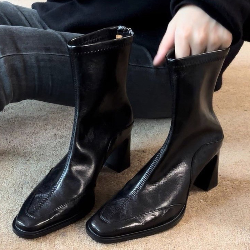 High Heels Women’s Ankle Boots - Winter Clothing For Women 评论和价格
