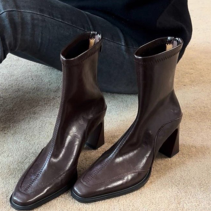 High Heels Women’s Ankle Boots - Winter Clothing For Women 评论和价格