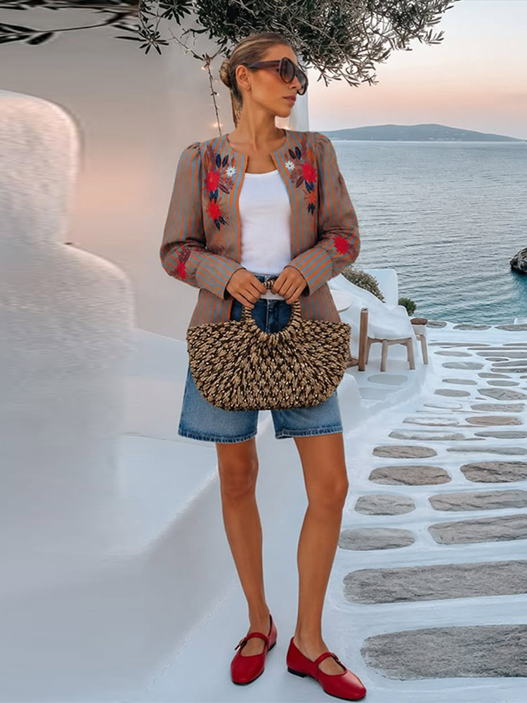 2026 Early Autumn Striped Flow - Winter Clothing For Women 评论和价格
